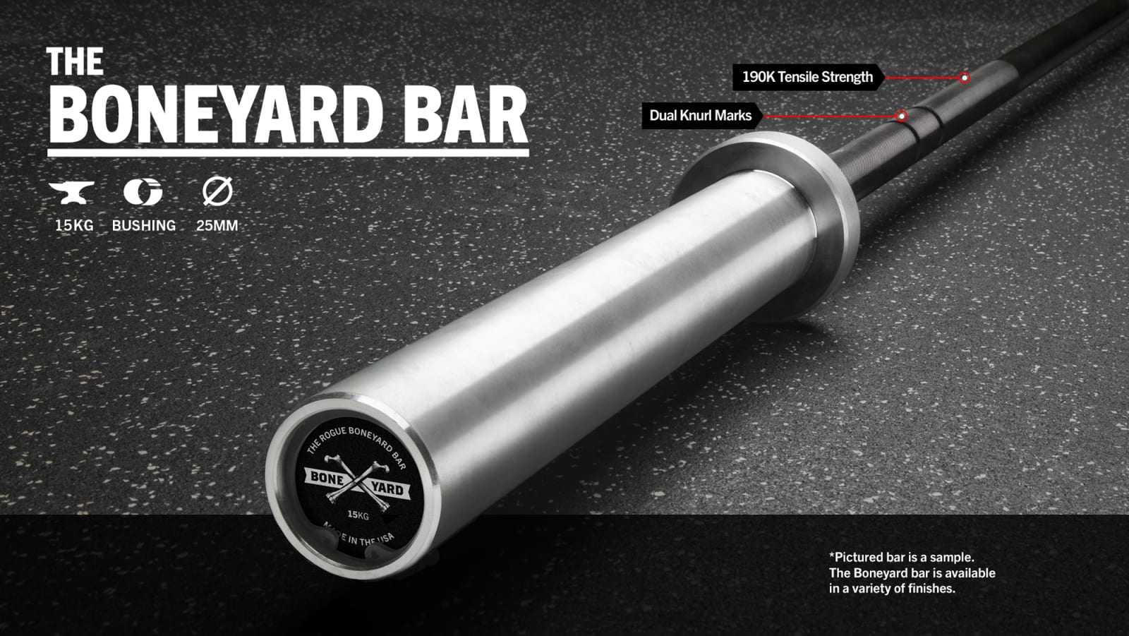 Rogue 25MM Boneyard Bars | Rogue Fitness